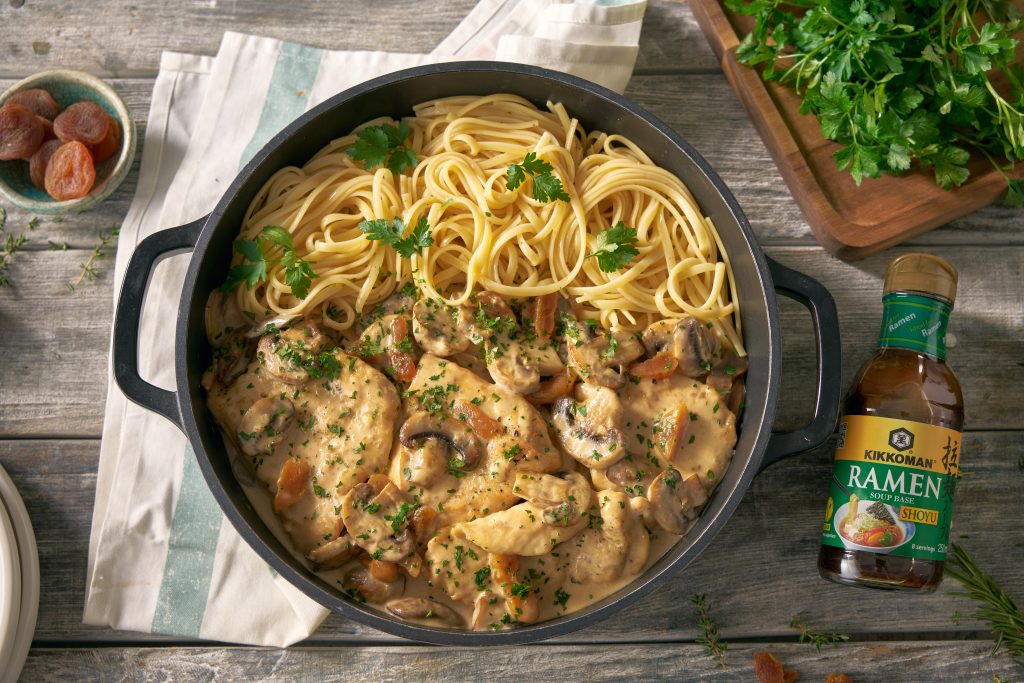 Italian Chicken Marsala italian chicken marsala topshot ramen