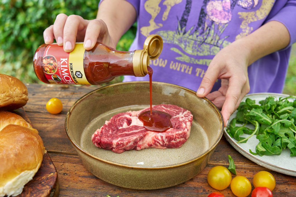 spicy beef sandwich step1