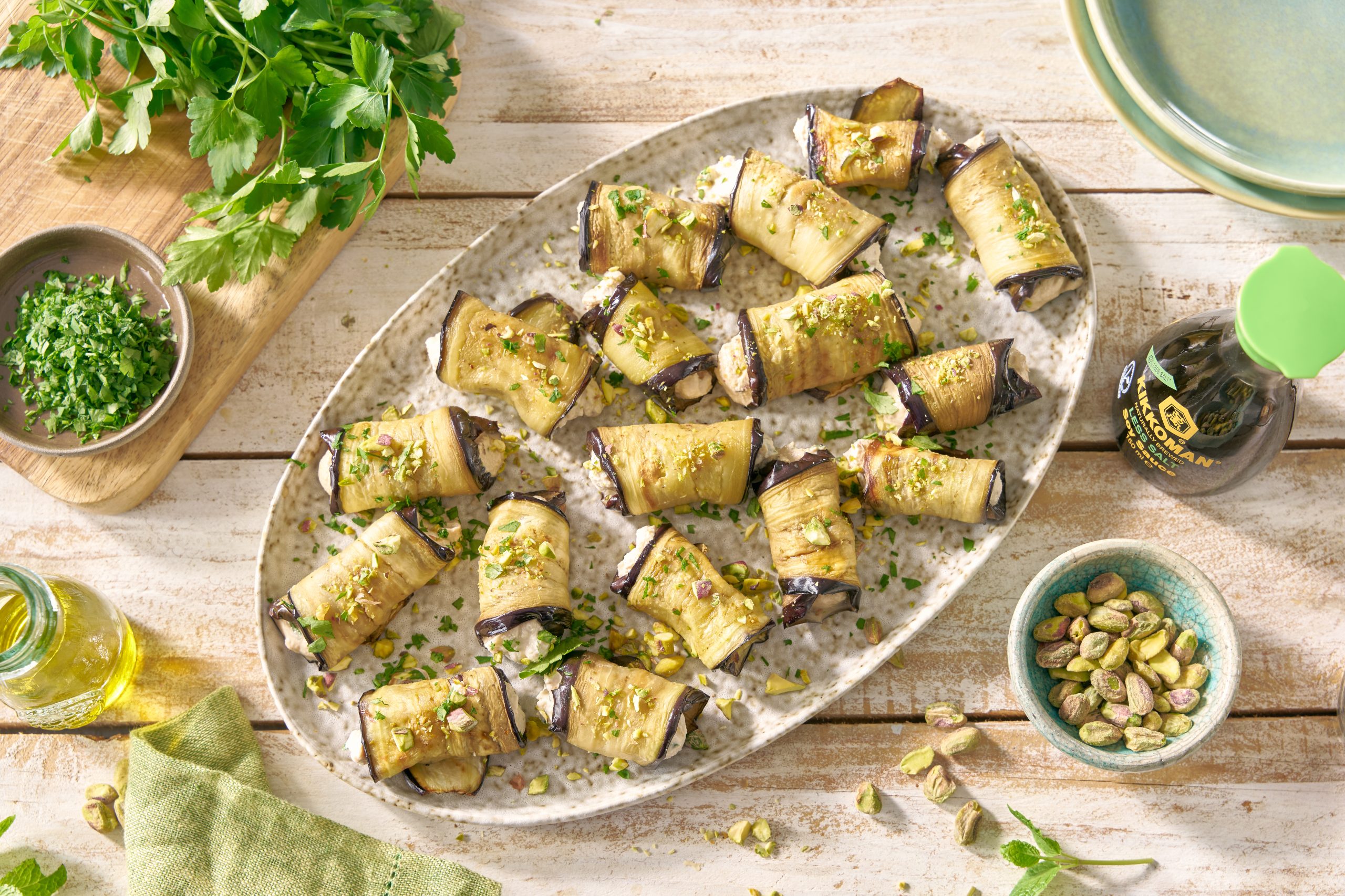 Recipes roasted eggplant slices with ricotta topshot dispenser scaled.jpg